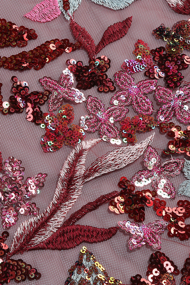 Buz Sequin Flower Embroidery Maxi Dress | Dress In Beauty Buz Sequin Flower Embroidery Maxi Dress | Dress In Beauty