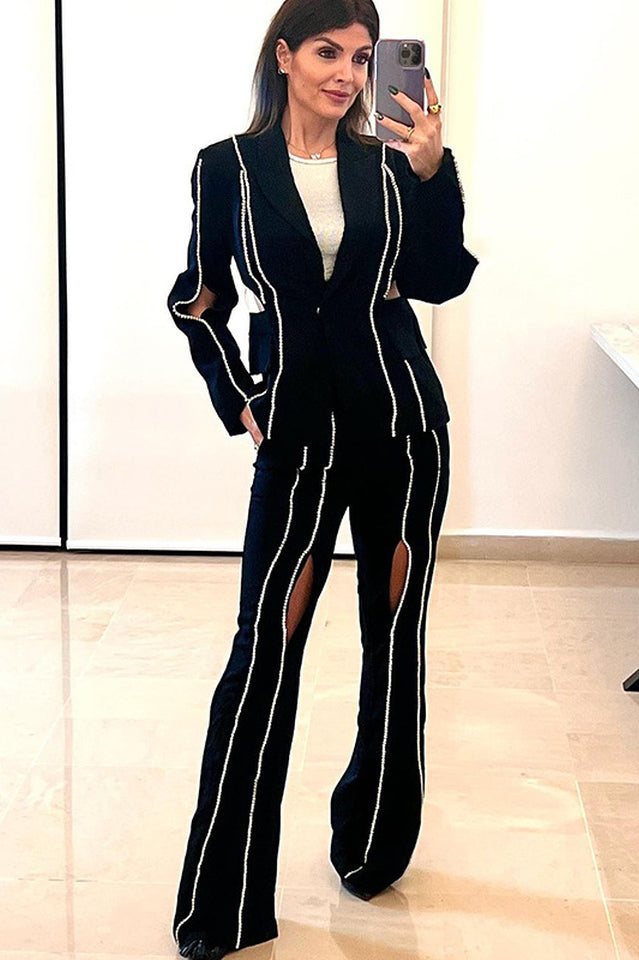 Cut-Out Diamonds Decorated Set | Dress In Beauty Cut-Out Diamonds Decorated Set | Dress In Beauty