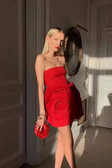 Ayat Strapless Flower Mini Dress | Dress In Beauty Ayat Strapless Flower Mini Dress | Dress In Beauty