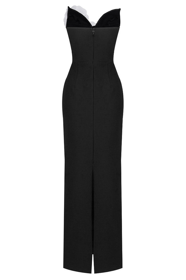 White Flower Embellished Maxi Dress | Dress In Beauty White Flower Embellished Maxi Dress | Dress In Beauty