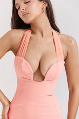 Sorbet Crepe Halter Maxi Dress | Dress In Beauty Sorbet Crepe Halter Maxi Dress | Dress In Beauty