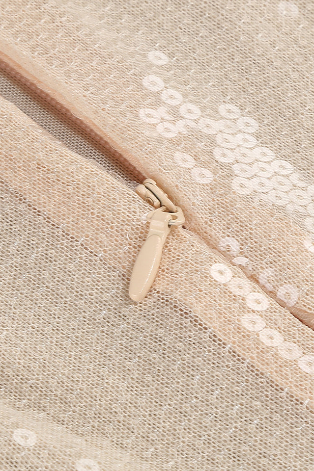 Nude Sequined Transparent Maxi Dress | Dress In Beauty Nude Sequined Transparent Maxi Dress | Dress In Beauty