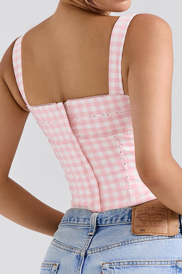Lottie Shortcake Gingham Corset | Dress In Beauty Lottie Shortcake Gingham Corset | Dress In Beauty