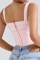 Lottie Shortcake Gingham Corset | Dress In Beauty Lottie Shortcake Gingham Corset | Dress In Beauty