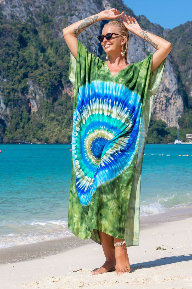 Tropical Pattern Kimono Blouse ( 29 Colors ) | Dress In Beauty Tropical Pattern Kimono Blouse ( 29 Colors ) | Dress In Beauty