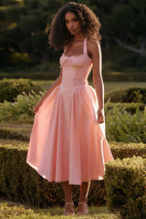 Adabella Cotton Halter Midi Sundress | Dress In Beauty Adabella Cotton Halter Midi Sundress | Dress In Beauty