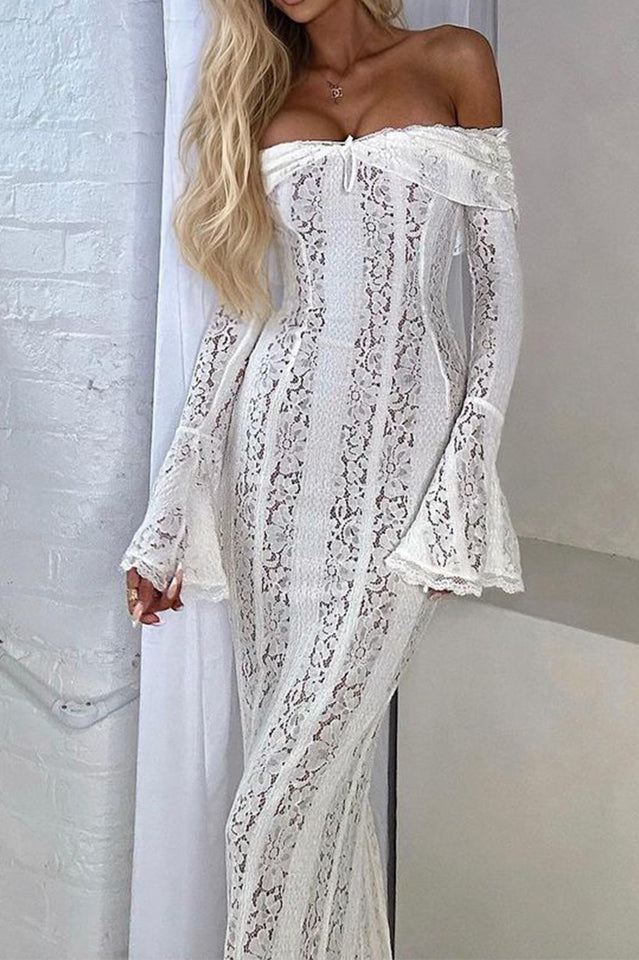 Belle Floral Lace Off Shoulder Maxi Dress | Dress In Beauty Belle Floral Lace Off Shoulder Maxi Dress | Dress In Beauty