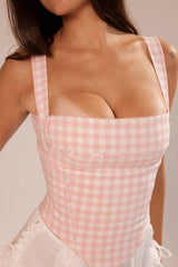 Lottie Shortcake Gingham Corset | Dress In Beauty Lottie Shortcake Gingham Corset | Dress In Beauty