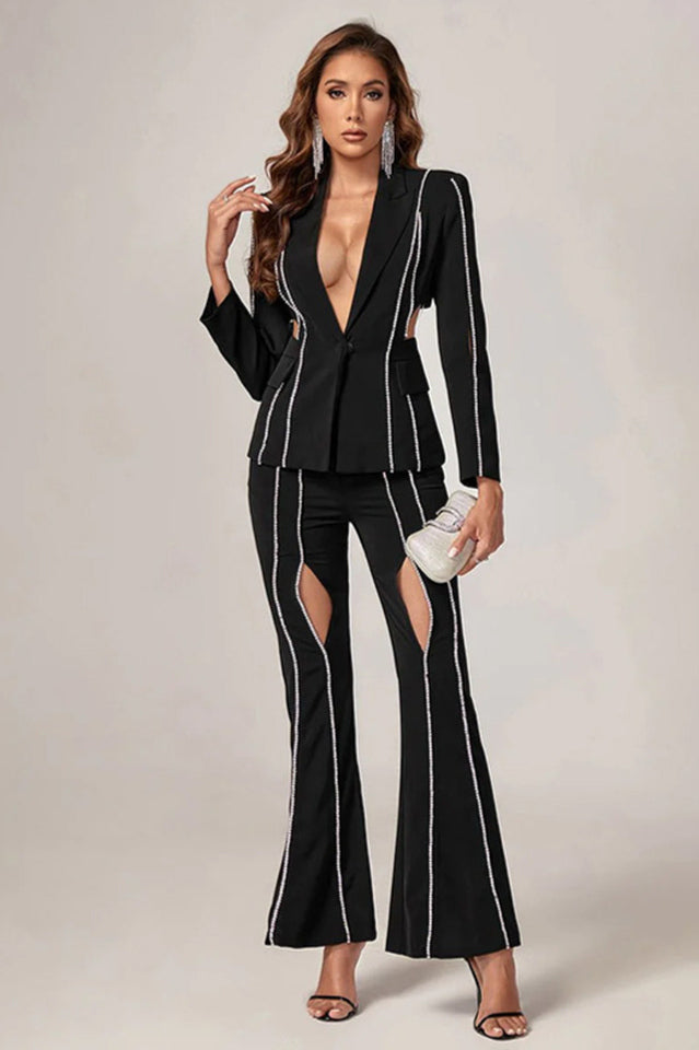 Cut-Out Diamonds Decorated Set | Dress In Beauty Cut-Out Diamonds Decorated Set | Dress In Beauty