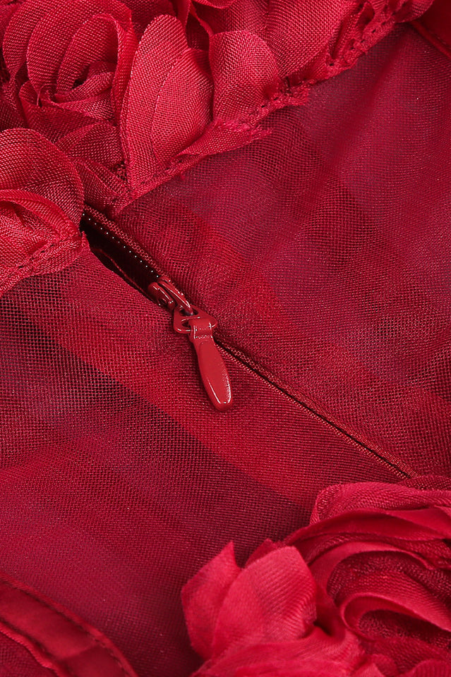 Strapless Corset Floral A Line Dress | Dress In Beauty Strapless Corset Floral A Line Dress | Dress In Beauty