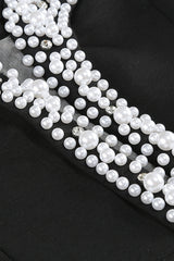 Halter Pearl Crystal-Trim Gown | Dress In Beauty Halter Pearl Crystal-Trim Gown | Dress In Beauty