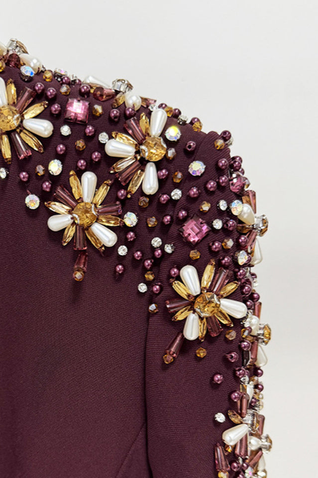 Abigail Embellished V-Neck Maxi Dress | Dress In Beauty Abigail Embellished V-Neck Maxi Dress | Dress In Beauty