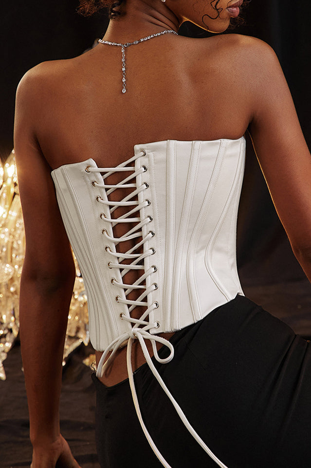 Genevieve Vintage Cream Strappy Bra | Dress In Beauty Genevieve Vintage Cream Strappy Bra | Dress In Beauty