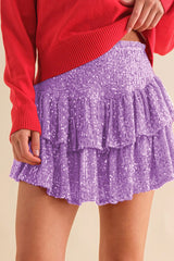 Sequin Darling Tiered Shorts | Dress In Beauty Sequin Darling Tiered Shorts | Dress In Beauty
