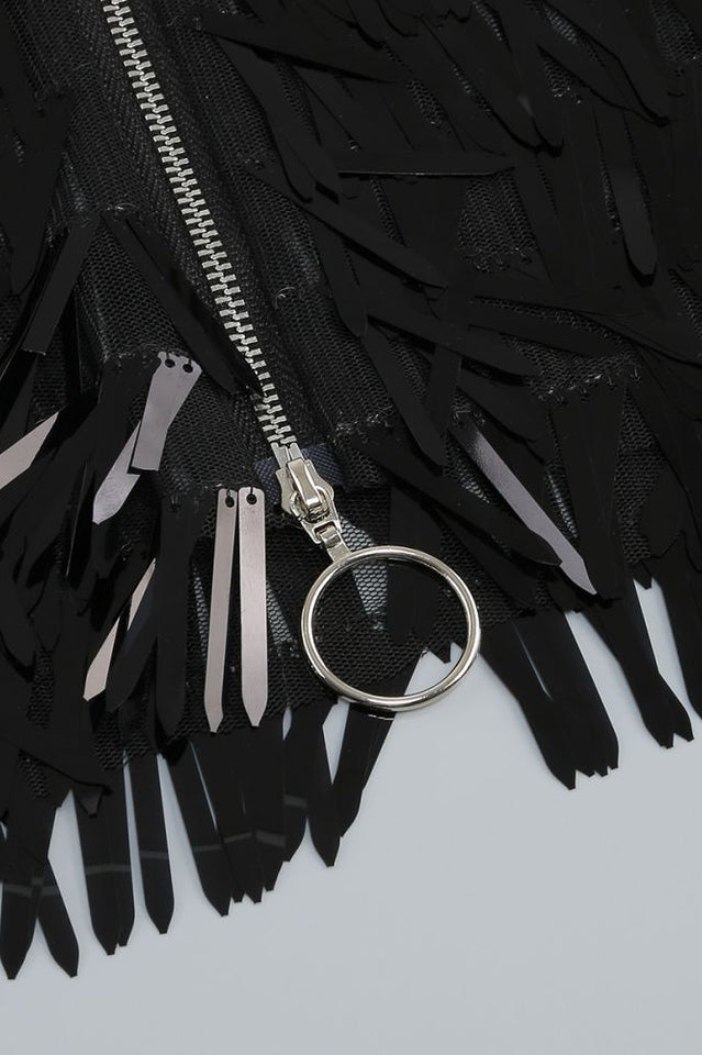 Aleyna Feather Top + Sequin Skirt Set | Dress In Beauty Aleyna Feather Top + Sequin Skirt Set | Dress In Beauty