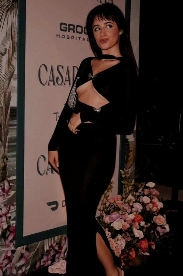 Nomiki Long Sleeve Cutout Maxi Dress | Dress In Beauty Nomiki Long Sleeve Cutout Maxi Dress | Dress In Beauty