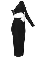 Angelica One-Shoulder Flower Appliqué Dress | Dress In Beauty Angelica One-Shoulder Flower Appliqué Dress | Dress In Beauty