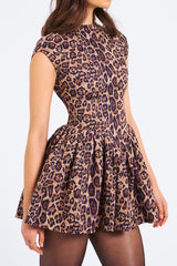 Jacqueline Backless Cheetah Print Mini Dress | Dress In Beauty Jacqueline Backless Cheetah Print Mini Dress | Dress In Beauty