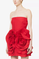 Ayat Strapless Flower Mini Dress | Dress In Beauty Ayat Strapless Flower Mini Dress | Dress In Beauty