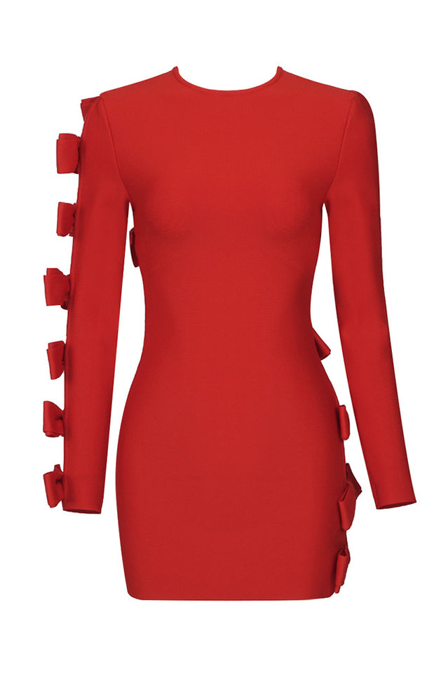 Adrien Hollow Out Bow Dress | Dress In Beauty Adrien Hollow Out Bow Dress | Dress In Beauty