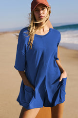 Koton Boat Neck Playsuit | Dress In Beauty Koton Boat Neck Playsuit | Dress In Beauty