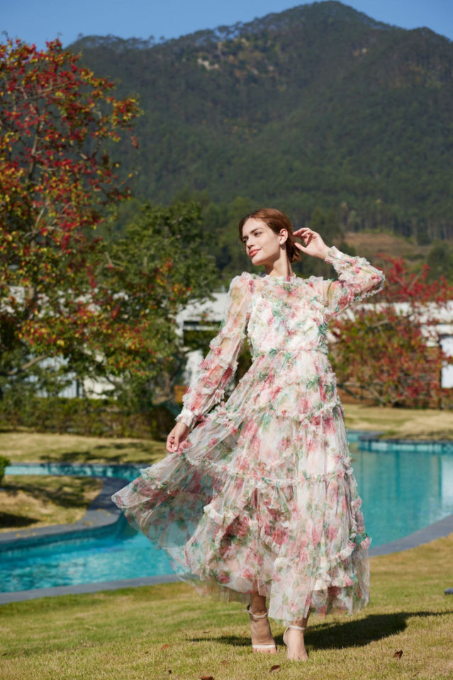 Aurora Floral Mesh Dress | Dress In Beauty Aurora Floral Mesh Dress | Dress In Beauty