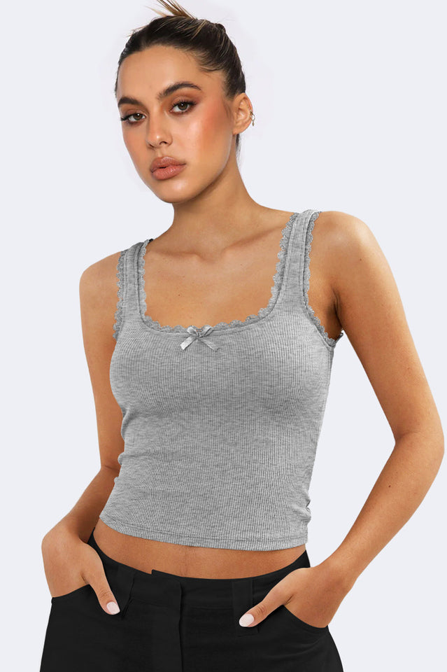 Lace Detailed Square Neck Top | Dress In Beauty Lace Detailed Square Neck Top | Dress In Beauty