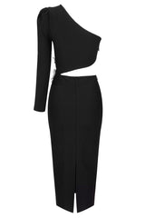 Angelica One-Shoulder Flower Appliqué Dress | Dress In Beauty Angelica One-Shoulder Flower Appliqué Dress | Dress In Beauty