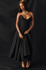 Lady Black Strapless Midi Dress | Dress In Beauty Lady Black Strapless Midi Dress | Dress In Beauty
