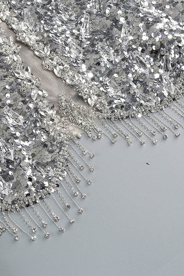 Crystal Sequin Two Piece Maxi Dress | Dress In Beauty Crystal Sequin Two Piece Maxi Dress | Dress In Beauty