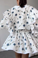 Ruffled Strawberry Print Skirt Set | Dress In Beauty Ruffled Strawberry Print Skirt Set | Dress In Beauty