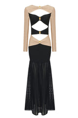 Pineapple-Embellished Cut-Out Maxi Dress | Dress In Beauty Pineapple-Embellished Cut-Out Maxi Dress | Dress In Beauty