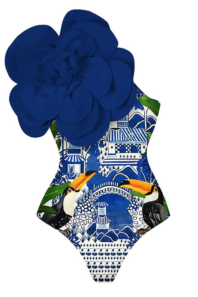 3D Flower One Piece Swimsuit & Skirt Set | Dress In Beauty 3D Flower One Piece Swimsuit & Skirt Set | Dress In Beauty