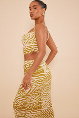 Plisse Strappy Cow Neck Top + Skirt Set | Dress In Beauty Plisse Strappy Cow Neck Top + Skirt Set | Dress In Beauty