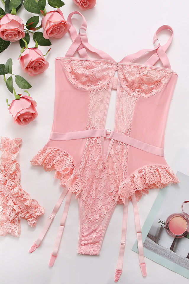 Floral Lace Teddy Bodysuit | Dress In Beauty Floral Lace Teddy Bodysuit | Dress In Beauty