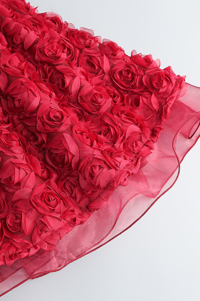 Strapless Corset Floral A Line Dress | Dress In Beauty Strapless Corset Floral A Line Dress | Dress In Beauty