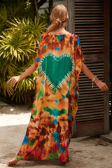 Tropical Pattern Kimono Blouse ( 29 Colors ) | Dress In Beauty Tropical Pattern Kimono Blouse ( 29 Colors ) | Dress In Beauty