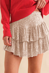 Sequin Darling Tiered Shorts | Dress In Beauty Sequin Darling Tiered Shorts | Dress In Beauty