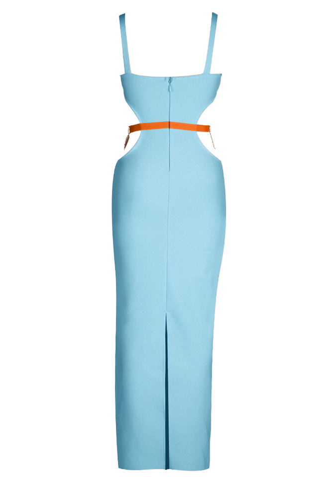 Strappy Metal Trim Cut Out Maxi Dress | Dress In Beauty Strappy Metal Trim Cut Out Maxi Dress | Dress In Beauty