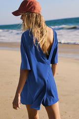 Koton Boat Neck Playsuit | Dress In Beauty Koton Boat Neck Playsuit | Dress In Beauty