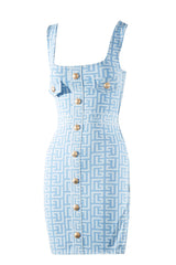 Jacquard Bandage Mini Dress | Dress In Beauty Jacquard Bandage Mini Dress | Dress In Beauty