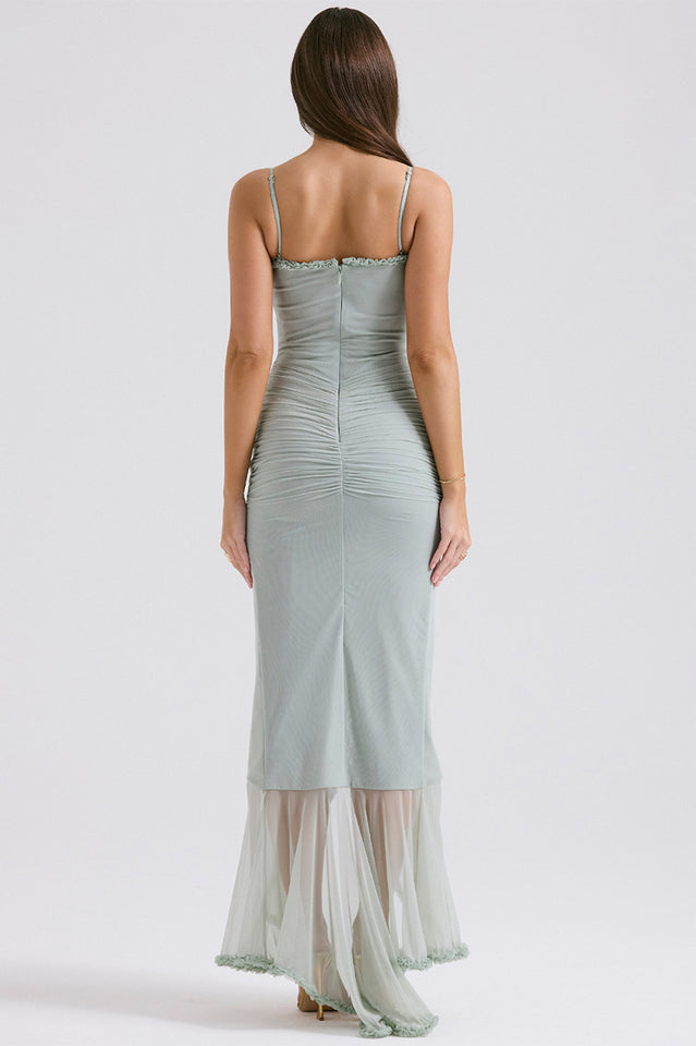 Gabriella Light Peach Ruffle Dress | Dress In Beauty Gabriella Light Peach Ruffle Dress | Dress In Beauty