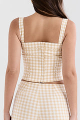 Lottie Shortcake Gingham Corset | Dress In Beauty Lottie Shortcake Gingham Corset | Dress In Beauty