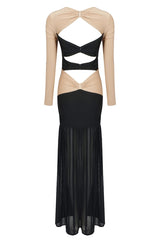 Pineapple-Embellished Cut-Out Maxi Dress | Dress In Beauty Pineapple-Embellished Cut-Out Maxi Dress | Dress In Beauty