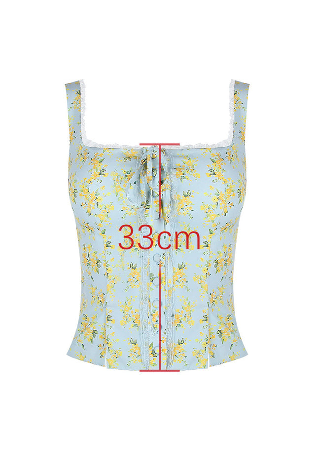 Vintage Floral Print Top + Skirt Set | Dress In Beauty Vintage Floral Print Top + Skirt Set | Dress In Beauty