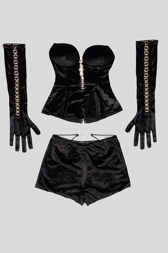 Sahara Tube Top +Shorts 3 Piece Set | Dress In Beauty Sahara Tube Top +Shorts 3 Piece Set | Dress In Beauty