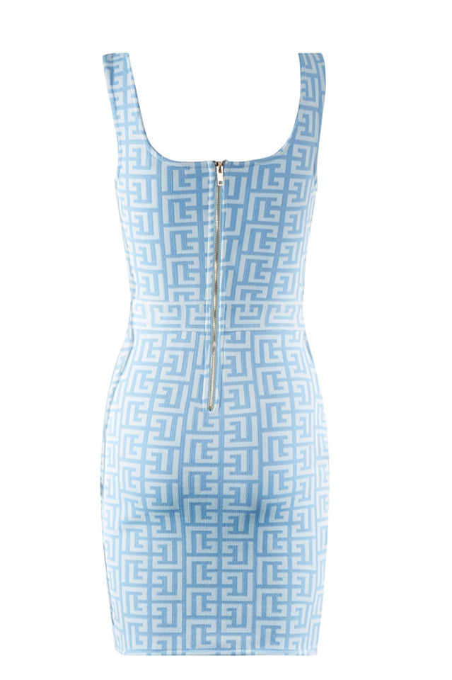 Jacquard Bandage Mini Dress | Dress In Beauty Jacquard Bandage Mini Dress | Dress In Beauty