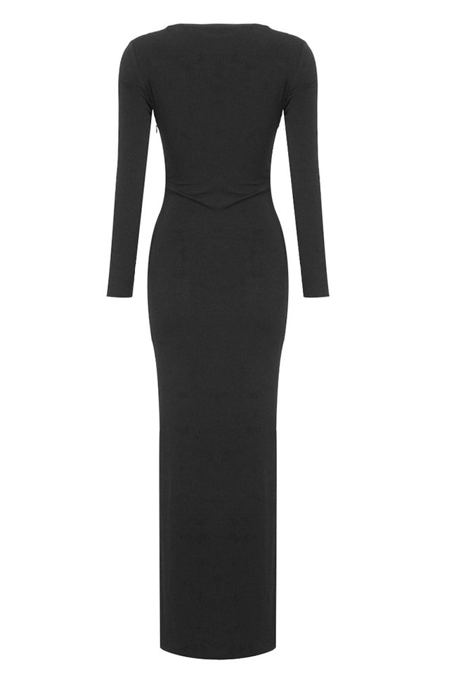 Nomiki Long Sleeve Cutout Maxi Dress | Dress In Beauty Nomiki Long Sleeve Cutout Maxi Dress | Dress In Beauty