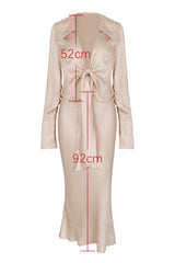 Draped Tie Front Shirt Set | Dress In Beauty Draped Tie Front Shirt Set | Dress In Beauty