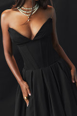 Lady Black Strapless Midi Dress | Dress In Beauty Lady Black Strapless Midi Dress | Dress In Beauty